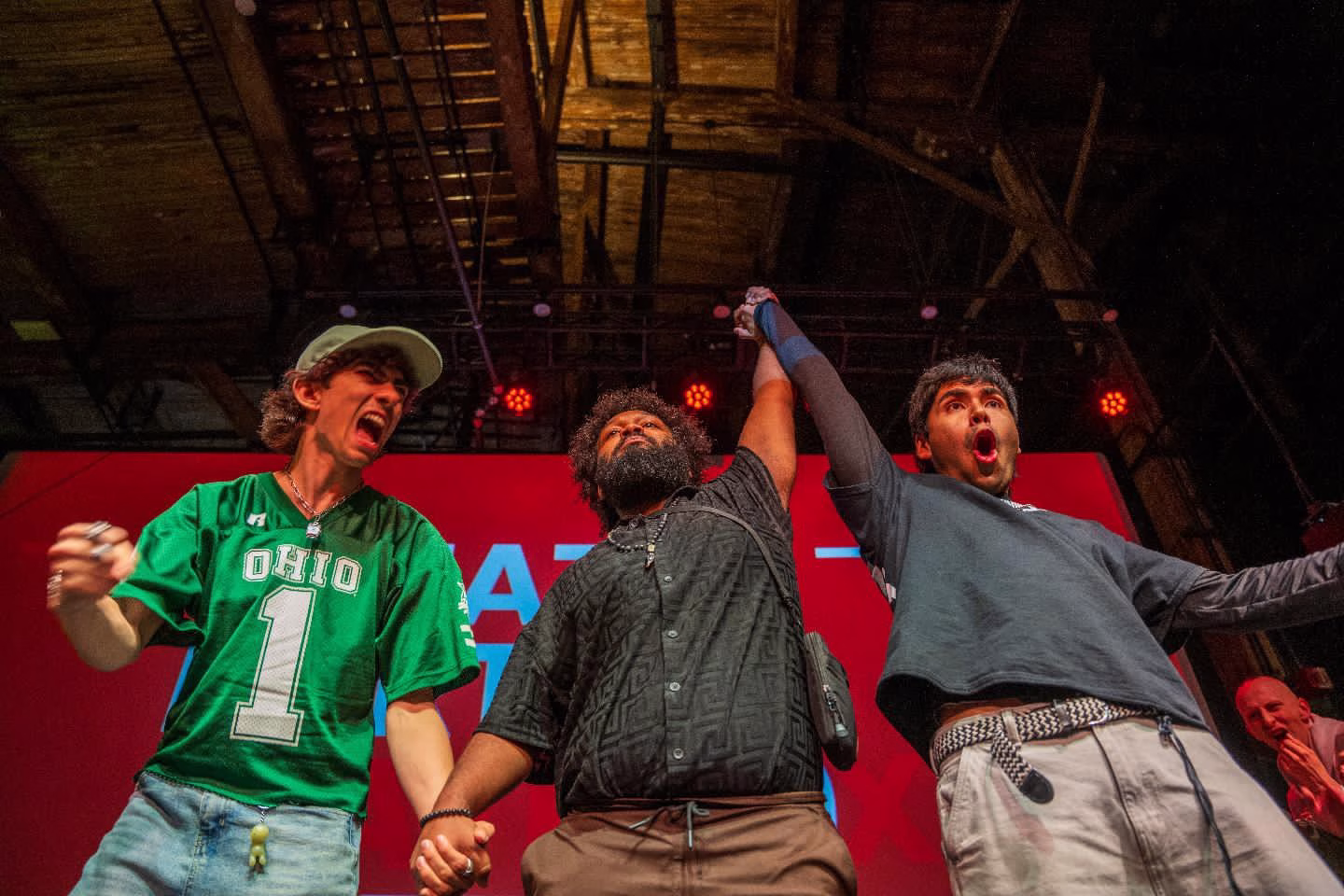 Waali proclamándose ganador de la Great North Beatbox Battle (Fotografía: BeatboxCanada)